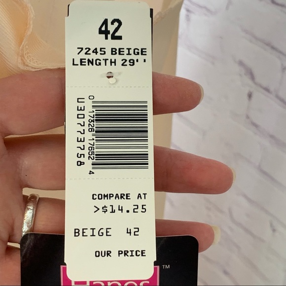 Vintage Full Slip Deadstock NWT Beige Size 42 - Picture 6 of 10